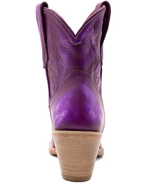 Image #5 - Ferrini Women's Pixie Western Booties - Pointed Toe , Purple, hi-res