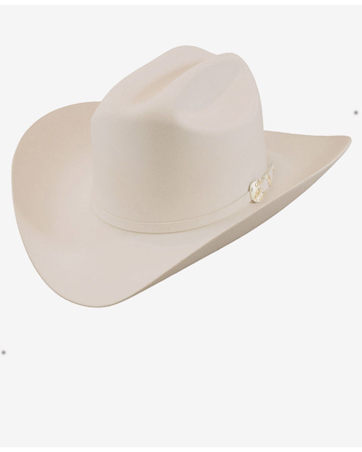 Larry Mahan Imperial 1000X Felt Cowboy Hat, Silver Belly, hi-res