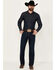 Image #1 - Cinch Men's Black Label 2.0 Dark Rinse Loose Tapered Performance Stretch Denim Jeans, Dark Wash, hi-res