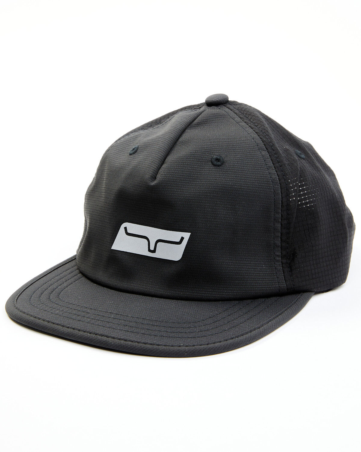 Image #1 - Kimes Ranch Men's Night Vision Crushable Low Reflective Ball Cap, Black, hi-res