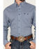 Image #3 - Wrangler Men's Striped Geo Print Long Sleeve Button-Down Western Shirt, Blue, hi-res