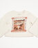 Image #1 - Shyanne Girls' Molly 3/4 Bell Sleeve Graphic Tee, Natural, hi-res