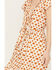 Beyond The Radar Women's Ikat Print Picnic Dress, Mustard, hi-res