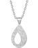 Image #2 - Montana Silversmiths Women's Teardrop Hollow Necklace, Silver, hi-res