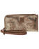 Image #1 - STS Ranchwear By Carroll Women's Flaxen Roan Wristlet Clutch, Gold, hi-res