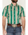 Image #3 - Kimes Ranch Men's Stoppy Stripe Print Short Sleeve Button-Down Western Shirt, Green, hi-res