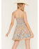 Image #4 - Angie Women's Floral Print Sleeveless Mini Dress, Multi, hi-res