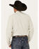 Image #4 - Blue Ranchwear Men's Boone Striped Long Sleeve Snap Shirt, Tan, hi-res