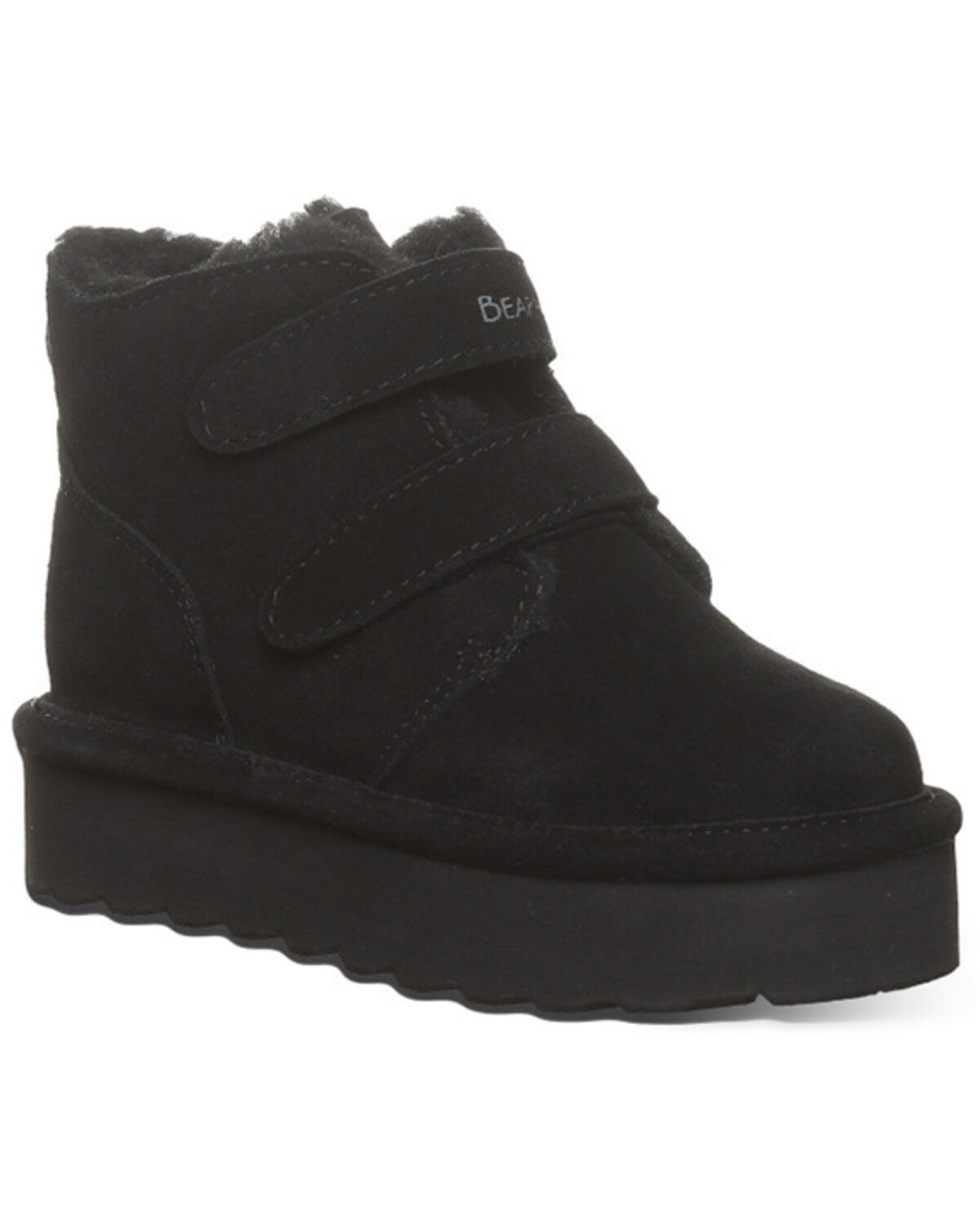 Image #1 - Bearpaw Toddler Girls' Retro Larisa Casual Boots, Black, hi-res