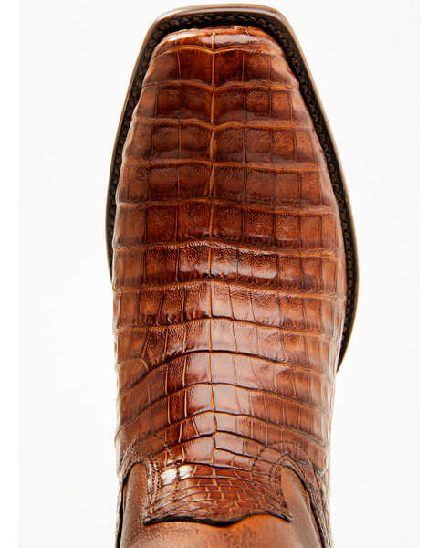 Image #6 - Cody James Black 1978® Men's Mason Exotic Caiman Belly Western Boots - Square Toe , Cognac, hi-res