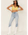 Image #2 - Wishlist Women's Strappy Lace Applique Scallop Lace Bralette, Yellow, hi-res