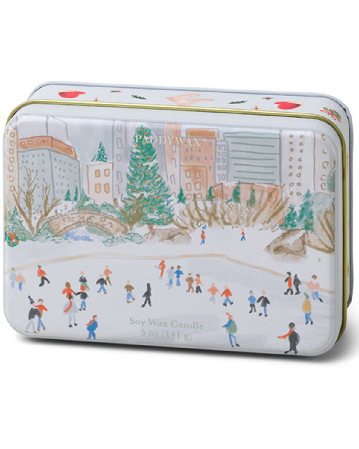 Paddywx Ice 5oz Holiday Tin Candle, Multi, hi-res