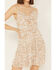 Image #3 - Wild Moss Women's Paisley Print Knot Front Mini Dress, , hi-res