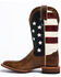 Image #4 - Shyanne Women's Magnolia Western Boots - Broad Square Toe, Brown, hi-res