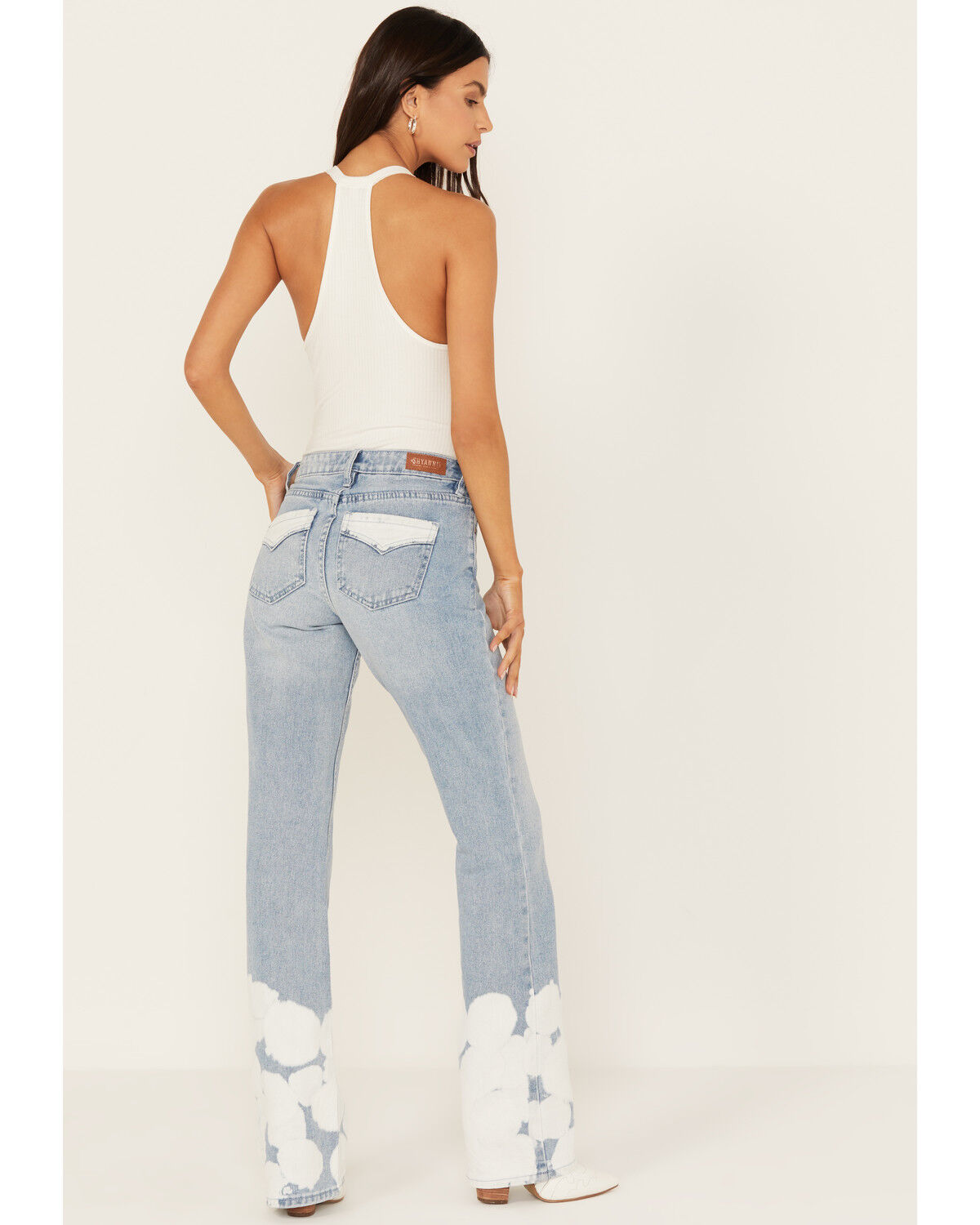 Image #3 - Shyanne Women's Wild Indigo Light Wash Mid Rise Bootcut Jeans, Light Wash, hi-res