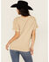 Image #4 - Girl Dangerous Women's Nashville Short Sleeve Graphic Tee, Sand, hi-res