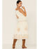 Image #4 - Miss Me Women's Southwestern Embroidered Tiered Midi Dress, , hi-res
