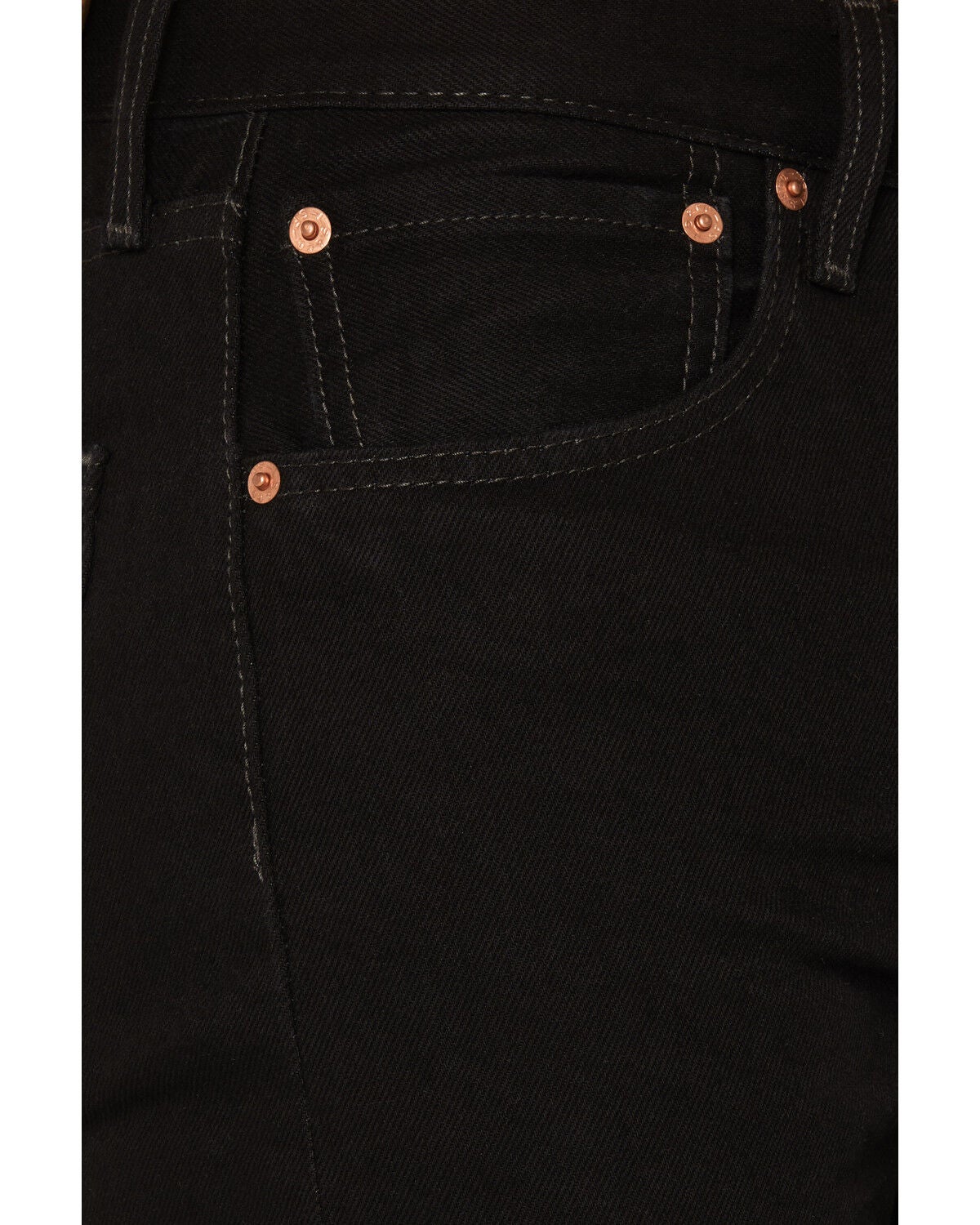 Image #2 - Levi's Men's 501 Original Prewashed Regular Straight Leg Jeans, Blk Magic, hi-res