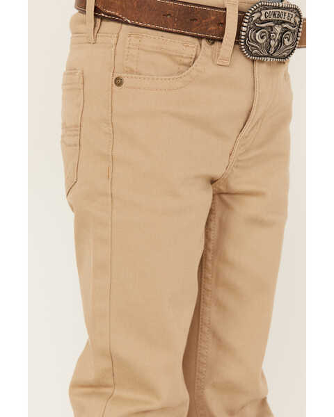 Image #2 - Cody James Little Boys' Dalton Slim Straight Jeans, Tan, hi-res