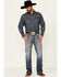 Cody James Core Men's Silver Spur Medium Wash Performance Stretch Slim Bootcut Jeans , Blue, hi-res