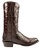 Image #2 - Lucchese Men's Charles Crocodile Belly Cowboy Boots - Round Toe, Black Cherry, hi-res