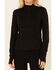 Shyanne Women's 1/2 Zip Logo Sleeve Relaxed Pullover , Black, hi-res