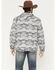 Image #4 - Rock & Roll Denim Men's Southwestern Print Berber Lined Shirt Jacket, Grey, hi-res