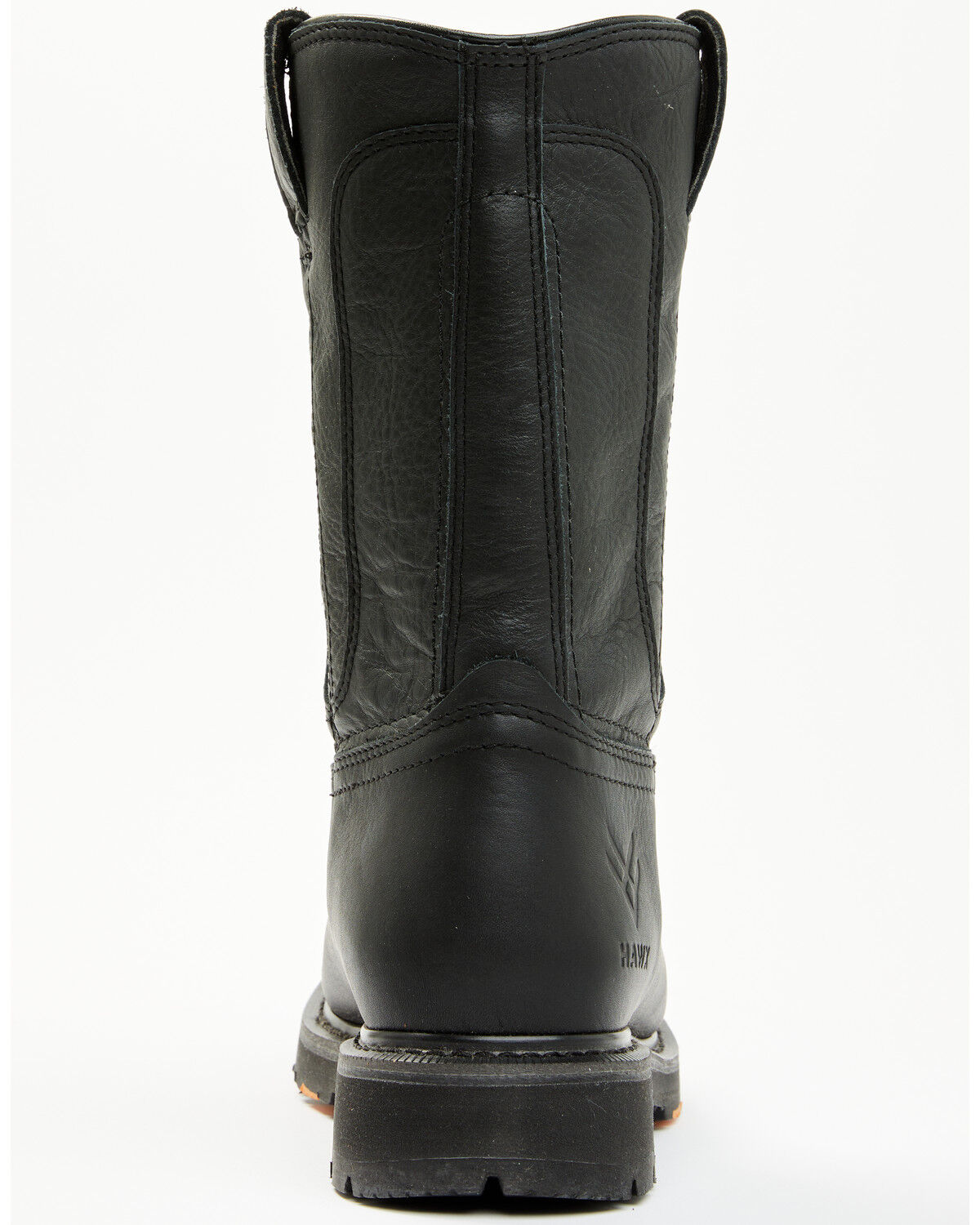 Image #5 - Hawx Men's 11" Industrial Wellington Work Boots - Composite Toe, Black, hi-res