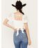 Image #4 - Band of the Free Women's Tie Back Short Sleeve Entrada Top, , hi-res