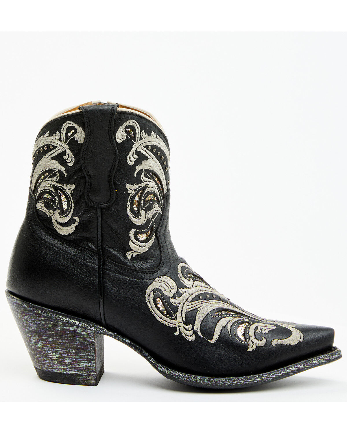 Image #2 - Shyanne Women's Silina Western Booties - Snip Toe, Black, hi-res
