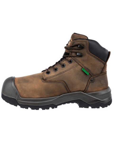 Image #2 - Puma Safety Men's 6" Granite Waterproof Met Guard Work Boots - Composite Toe , Brown, hi-res