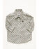 Image #1 - Cinch Infant Boys' Geo Print Long Sleeve Button-Down Western Shirt, Cream, hi-res