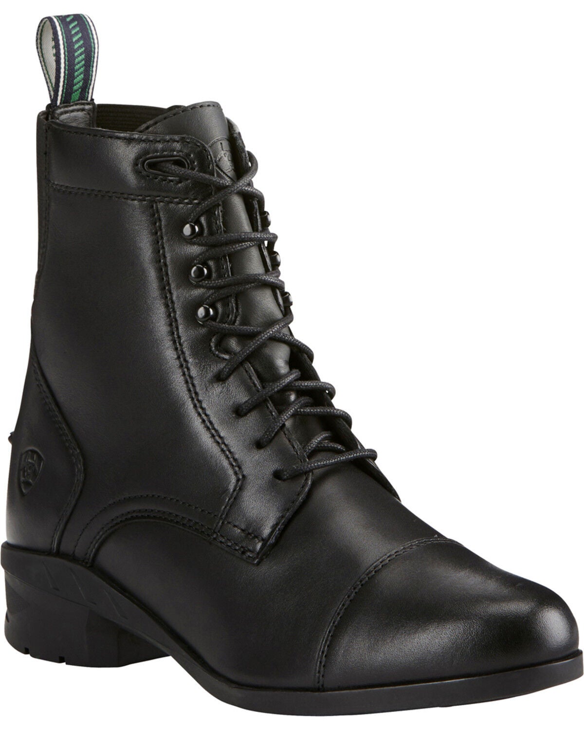 Ariat Women's Black Heritage IV Paddock English Riding Boots - Round Toe, Black, hi-res