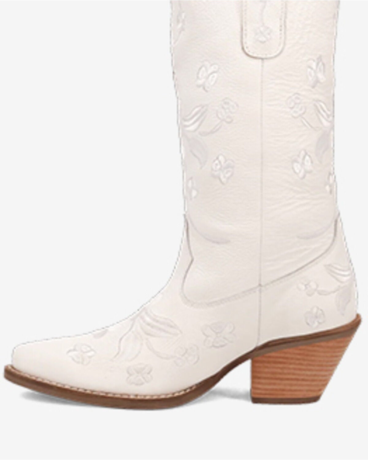Dingo Women's Love Bug Western Boots - Snip Toe, White