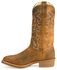 Image #4 - Double H Men's Gel Ice Work Boots - Steel Toe, Brown, hi-res