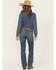 Image #1 - Wrangler Women's Medium Wash Retro Mae Jeans, Blue, hi-res