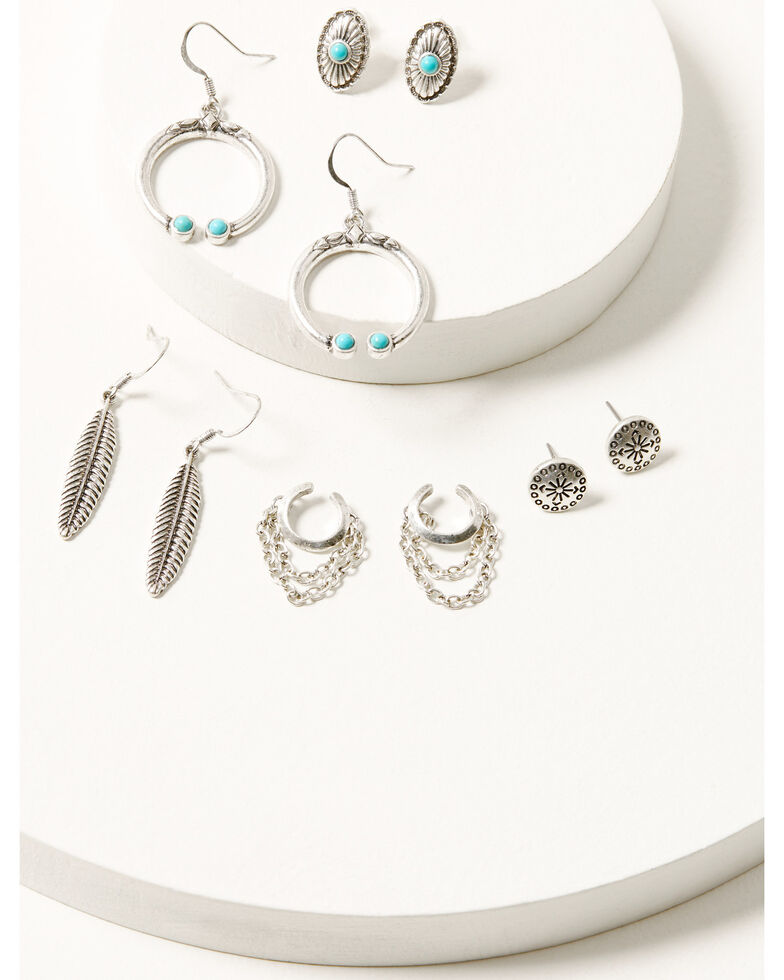 Idyllwind Women's April Lane Earrings Set, Silver, hi-res