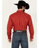 Image #4 - Ariat Men's Parsons Southwestern Print Long Sleeve Button-Down Western Shirt - Big , Red, hi-res