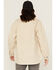 Image #4 - Carhartt Women's Loose Fit Brushed Fleece Snap Shacket, Oatmeal, hi-res