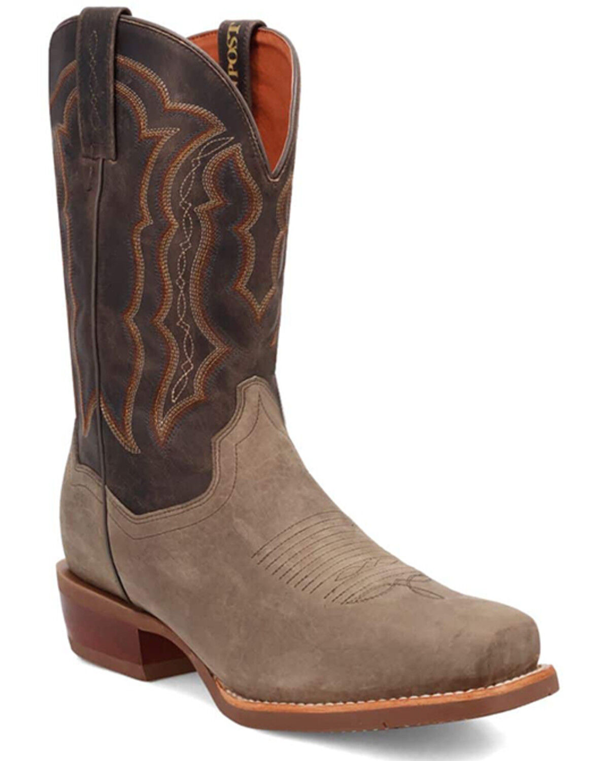 Image #1 - Dan Post Men's Creed Western Boots - Square Toe, Grey, hi-res