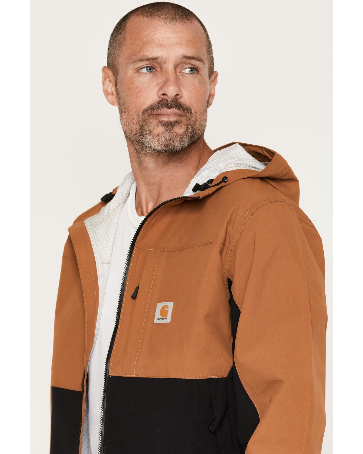 Image #2 - Carhartt Men's Storm Defender&reg; Relaxed Fit Lightweight Packable Work Jacket, Brown, hi-res