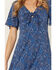 Image #3 - Idyllwind Women's Cardinal Printed Mini Dress, Steel Blue, hi-res