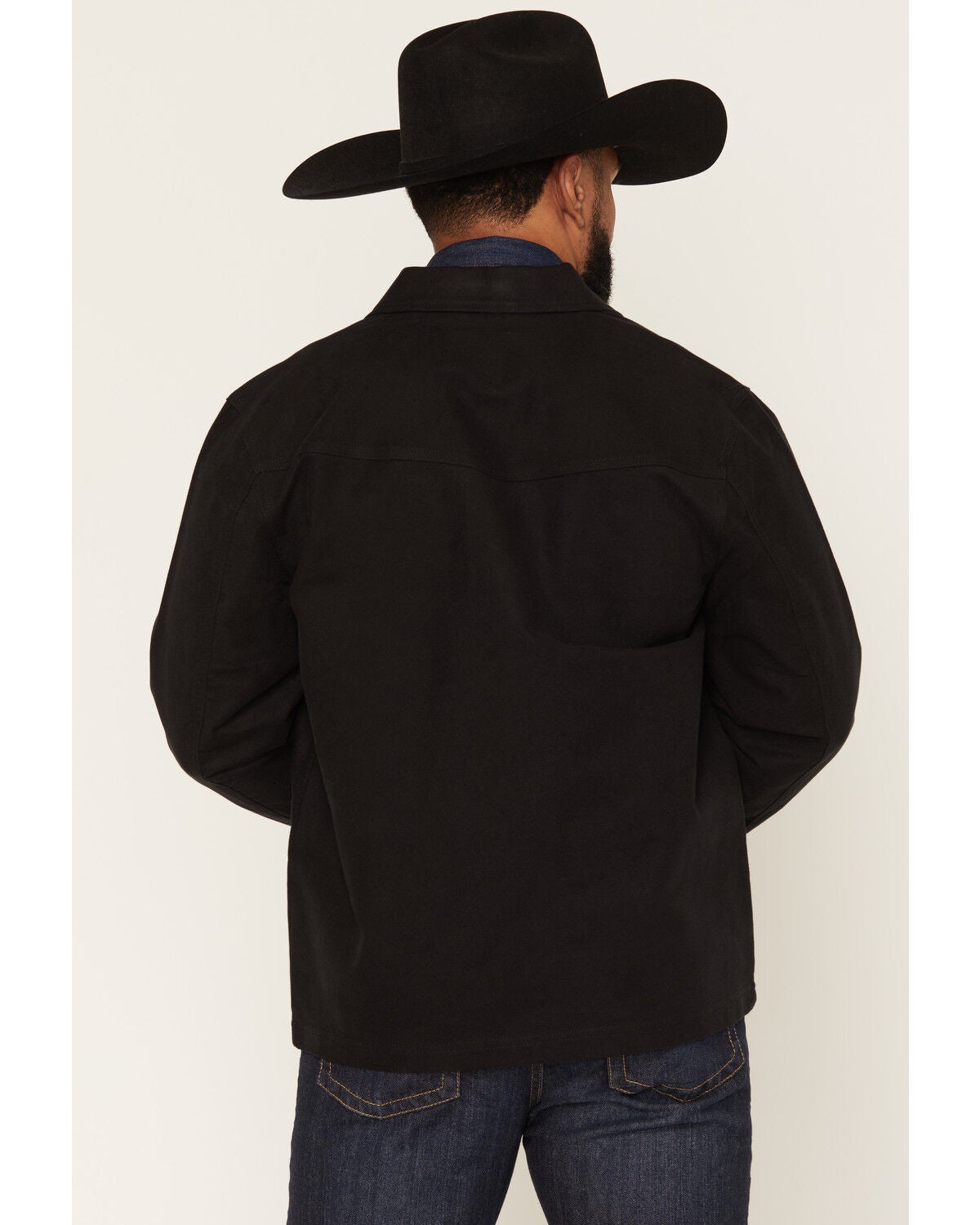 Image #4 - Cody James Men's El Paso Unlined Moleskin Chore Coat, Black, hi-res