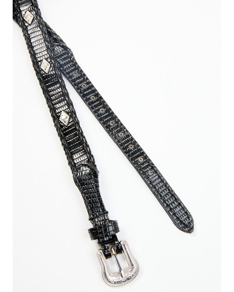Cody James Black Diamond Concho Hat Band, Black, hi-res