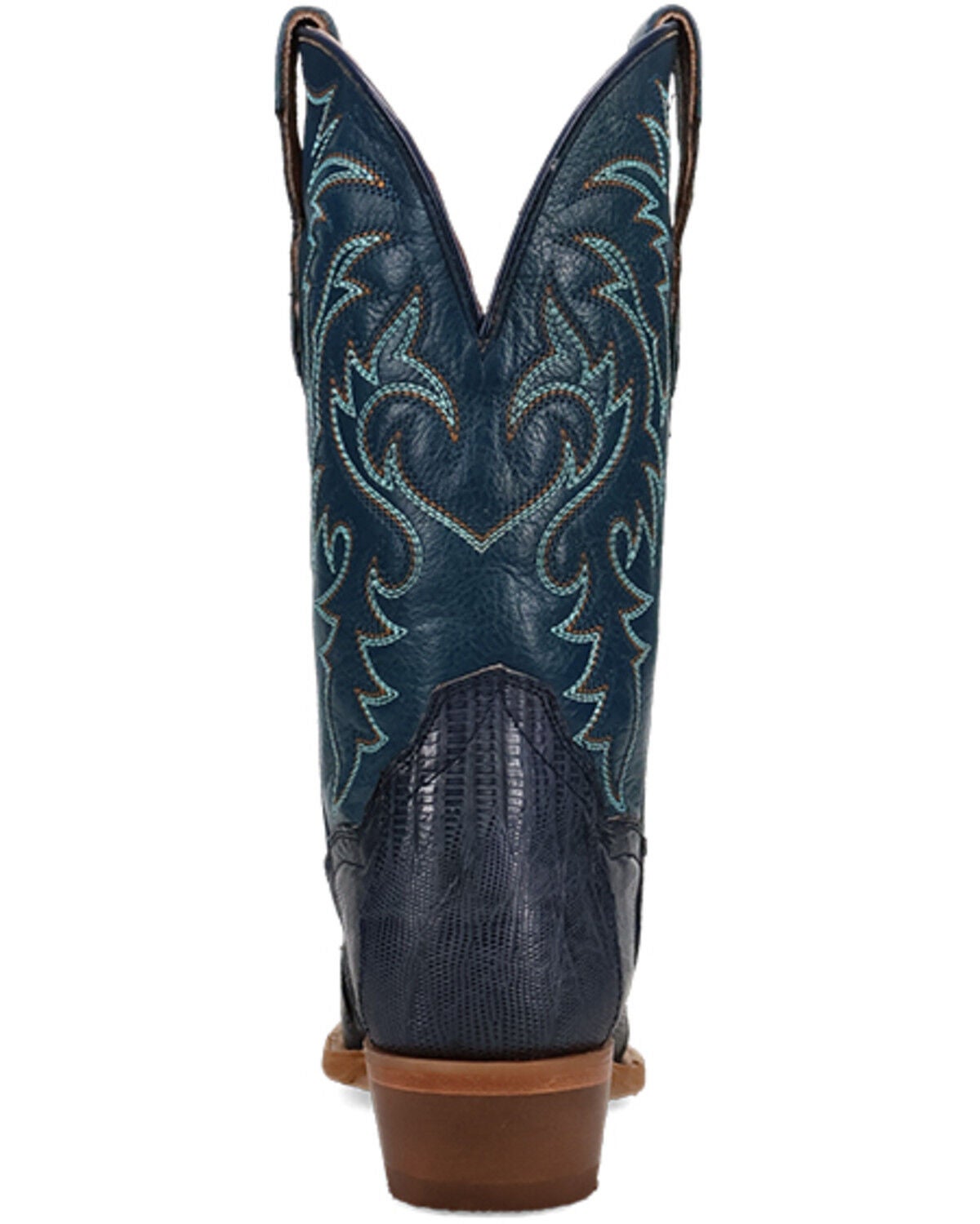 Image #5 - Dan Post Women's Tulip Exotic Lizard Western Boots - Snip Toe, Blue, hi-res