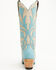 Image #5 - Lane Women's Jolene Overlay Tall Western Boots - Snip Toe, Blue/white, hi-res