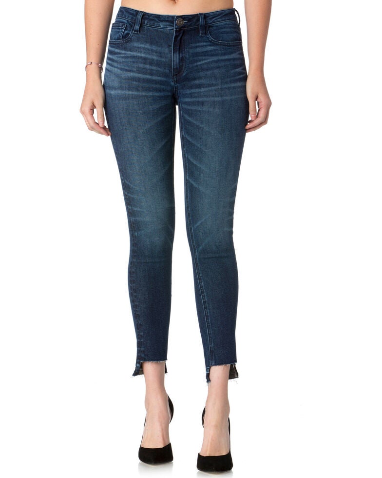 Miss Me Women's Cut It Out Mid-Rise Ankle Skinny Jeans | Sheplers