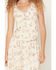 Image #3 - Shyanne Women's Western Conversation Print Lace Sleeveless Ruffle Tank Top, Cream, hi-res