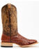 Image #2 - Cody James Men's Exotic Full Quill Ostrich Western Boots - Broad Square Toe, Brown, hi-res