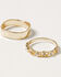 Image #3 - Shyanne Women's Gold Heart Rhinestone Ring Set - 6 Piece, Gold, hi-res